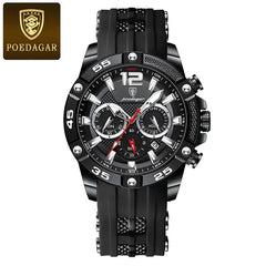 Luxury Waterproof Men's Military Sports Watch with Luminous Feature