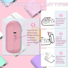 Mini Portable Thermal Photo Printer for iPhone/Android