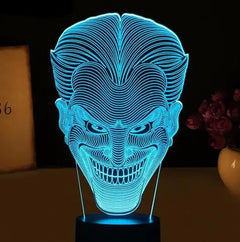 Joker Style LED 3D Night Light with Adjustable Features