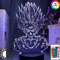 3D Illusion LED Lamp with Monkey King Design