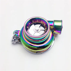 LED Turbine Spinning Keychain
