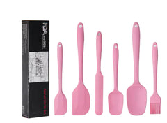 Kitchen Baking Tool Set with Large Spatula and Brush (6 pcs)