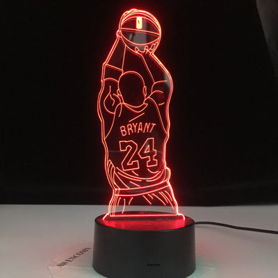Colorful Touch Remote LED Visual Lamp 3D Night Light #24 Bryant