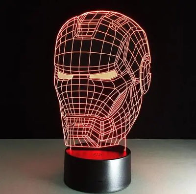 3D LED Desk Lamp Super Hero
