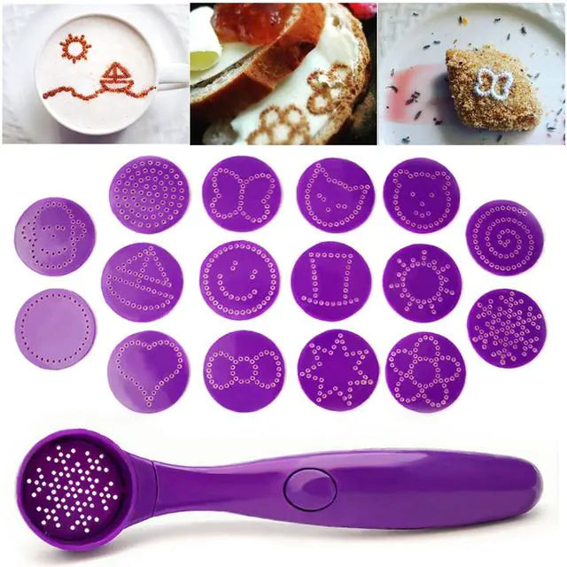 Portable Electric Coffee Cake Printer Spoon