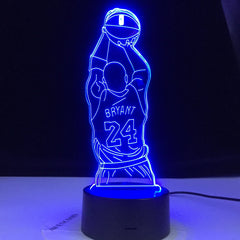 Colorful Touch Remote LED Visual Lamp 3D Night Light #24 Bryant