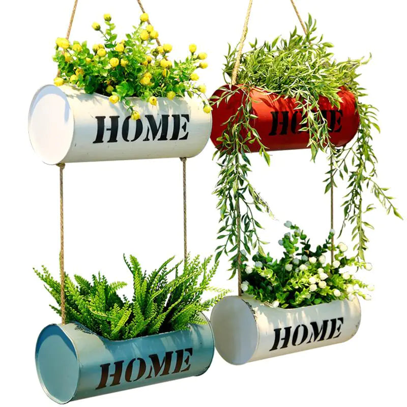 Wall-Mounted Planter Pot for Hydroponics