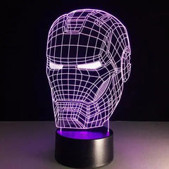 3D LED Desk Lamp Super Hero