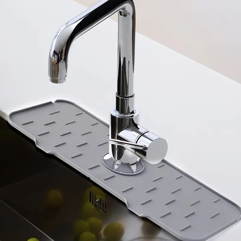 Silicone Faucet Mat and Splash Guard for Sinks