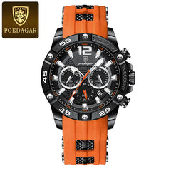 Luxury Waterproof Men's Military Sports Watch with Luminous Feature
