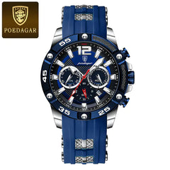 Luxury Waterproof Men's Military Sports Watch with Luminous Feature