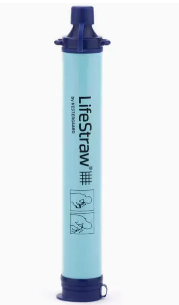 Life Straw Portable Outdoor Water Filter Straw (One Piece)