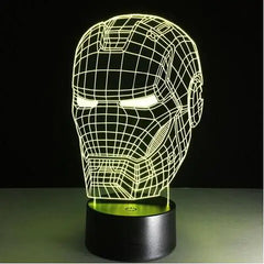 3D LED Desk Lamp Super Hero