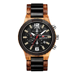 Men's Wooden Watch with Stylish Design