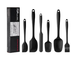 Kitchen Baking Tool Set with Large Spatula and Brush (6 pcs)