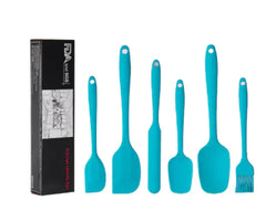 Kitchen Baking Tool Set with Large Spatula and Brush (6 pcs)