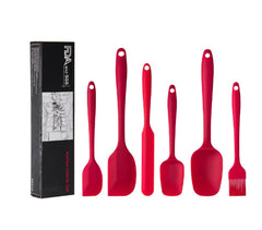 Kitchen Baking Tool Set with Large Spatula and Brush (6 pcs)