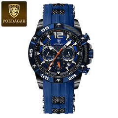 Luxury Waterproof Men's Military Sports Watch with Luminous Feature