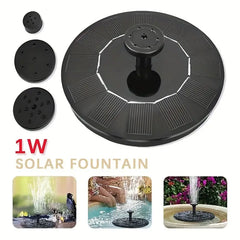 Solar Bird Bath Fountain Pump for Garden & Pond 1W