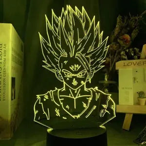 3D Illusion LED Lamp with Monkey King Design