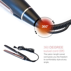 Hair Straightener and Curler Combo