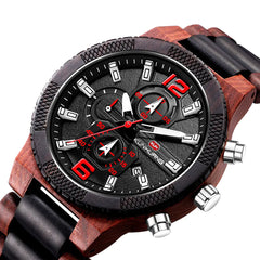 Men's Wooden Watch with Stylish Design