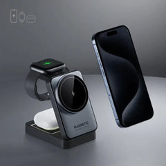 Magnetic 3-in-1 Fast Charging Stand