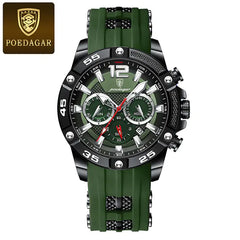 Luxury Waterproof Men's Military Sports Watch with Luminous Feature