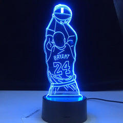 Colorful Touch Remote LED Visual Lamp 3D Night Light #24 Bryant