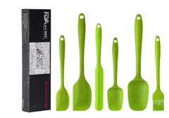 Kitchen Baking Tool Set with Large Spatula and Brush (6 pcs)