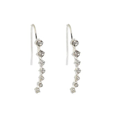 Long Rhinestone Bridal Earrings (Set of 7)