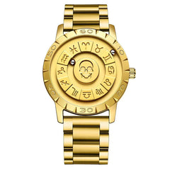 Magnetic Rolling Ball Men's Creative Watch with Edge Design