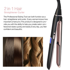 Hair Straightener and Curler Combo