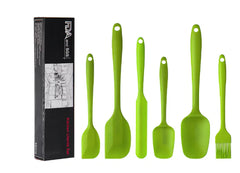 Kitchen Baking Tool Set with Large Spatula and Brush (6 pcs)