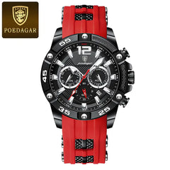 Luxury Waterproof Men's Military Sports Watch with Luminous Feature