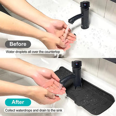 Silicone Faucet Mat and Splash Guard for Sinks