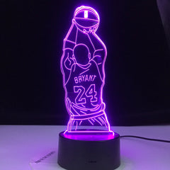 Colorful Touch Remote LED Visual Lamp 3D Night Light #24 Bryant