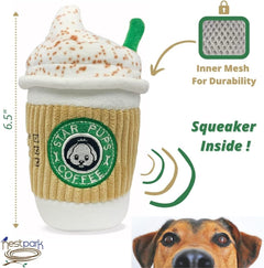 Dog Sound Spice Latte Plush Toy