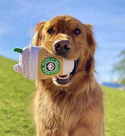 Dog Sound Spice Latte Plush Toy