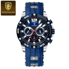 Luxury Waterproof Men's Military Sports Watch with Luminous Feature