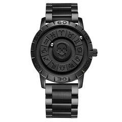 Magnetic Rolling Ball Men's Creative Watch with Edge Design