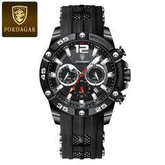 Luxury Waterproof Men's Military Sports Watch with Luminous Feature